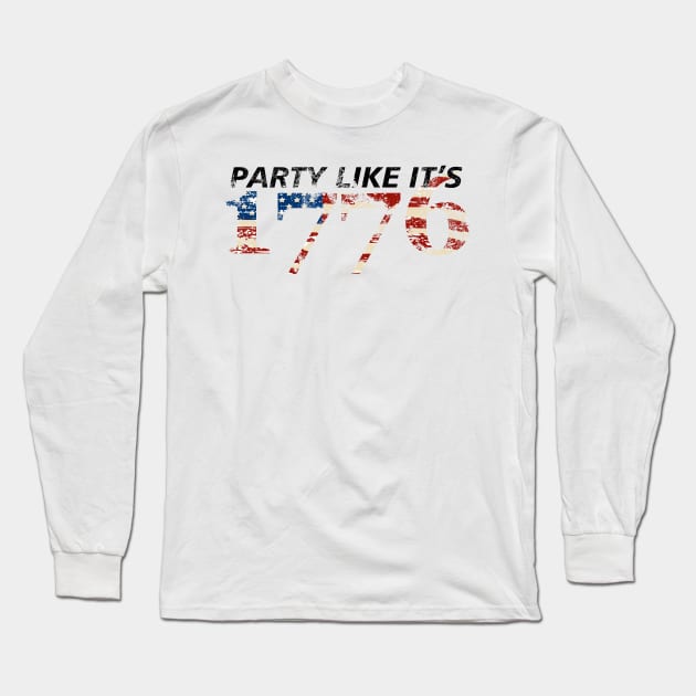 1776 Long Sleeve T-Shirt by isolasikresek